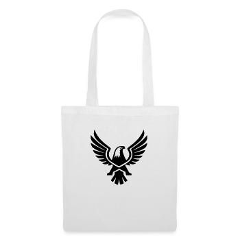 Eagle Falcon Symbol Coat of Arms Pictogram Vector - Tote Bag - white - Front