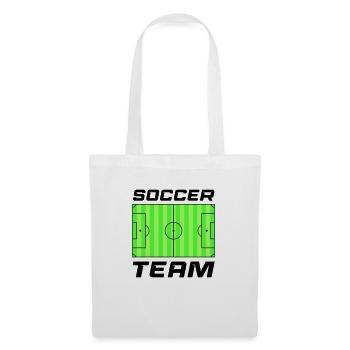 rasen fussball soccer team - Stoffbeutel - Weiß - Vorne