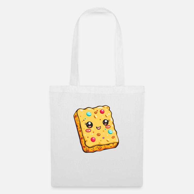 Funny Cookie with Sprinkles Comic - Tote Bag - white