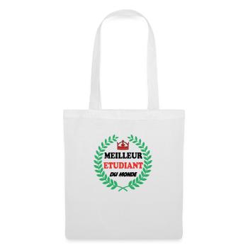 BEST STUDENT IN THE WORLD - Tote Bag - white - Front