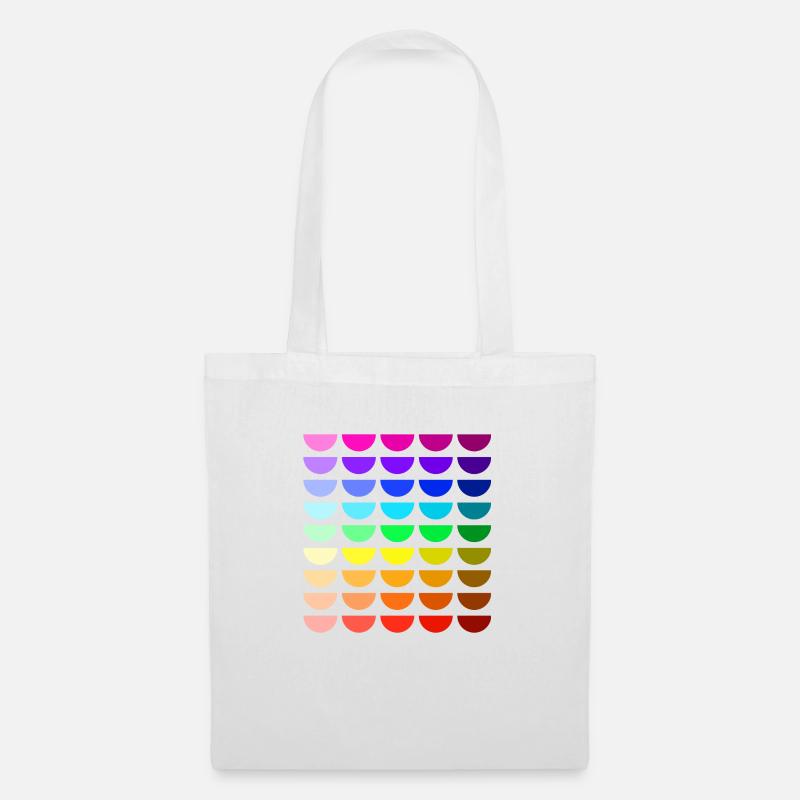 Rainbow smiles - Tote Bag - white