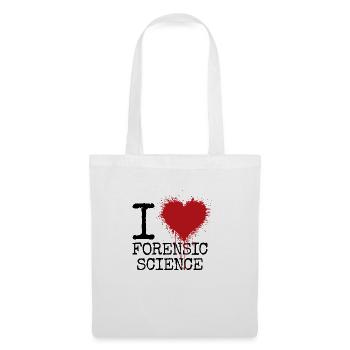 J’adore la criminalistique - Sac en tissu - blanc - Devant