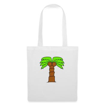 Palm Tree Island Tree Beach Holiday Coconut Sea Cool - Tote Bag - white - Front