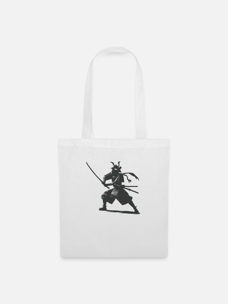 Samurai - Stoffbeutel - Weiß