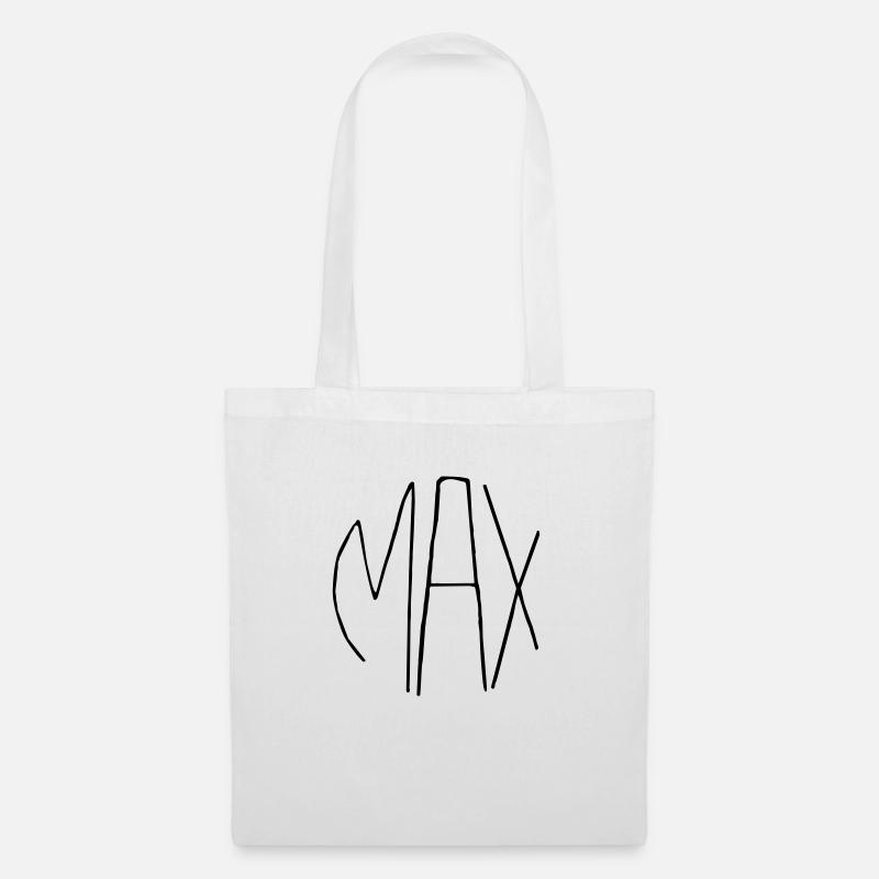 Max - Stoffbeutel - Weiß