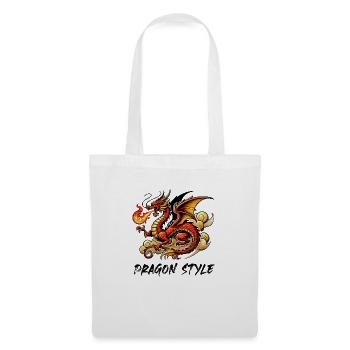 Dragon de Chine 1 - Sac en tissu - blanc - Devant
