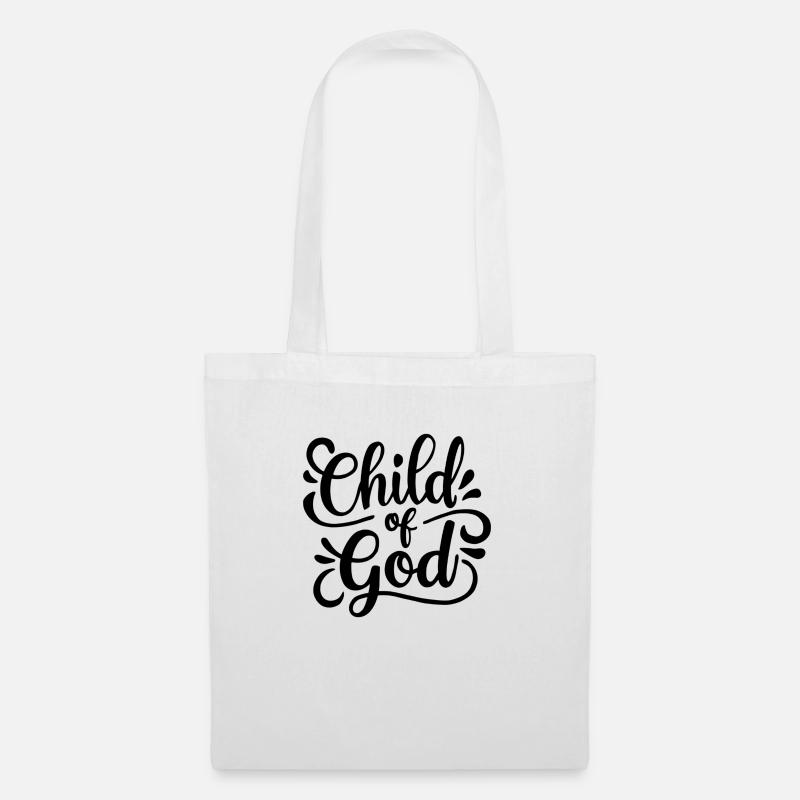 Kind Gottes - Stoffbeutel - Weiß