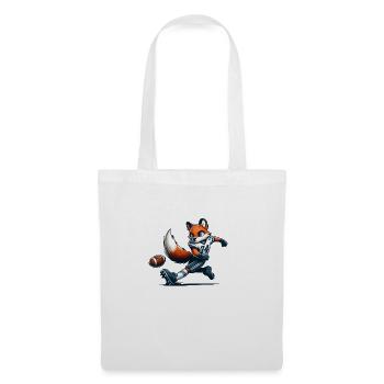 fuchs football - Stoffbeutel - Weiß - Vorne