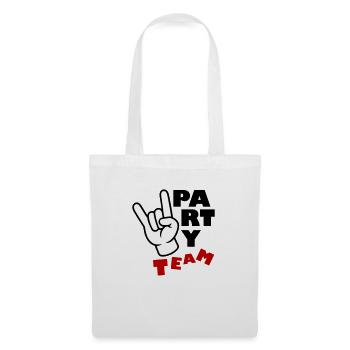 Party Team Funny - Tote Bag - white - Front