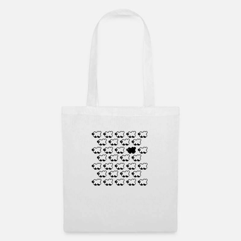 Black Sheep 2C - Tote Bag - white