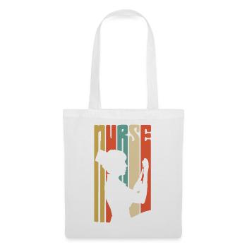 Retro - Vintage - Nurse - Syringe -70s - Tote Bag - white - Front