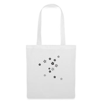 petites fleurs - Sac en tissu - blanc - Devant