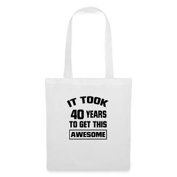IL DOIT REGARDER 40ANS A DURÉ, SI BONS ! - Sac en tissu - blanc - Devant