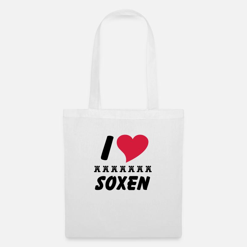 I love Siebenbürger Soxen - Siebenbürger - Stoffbeutel - Weiß