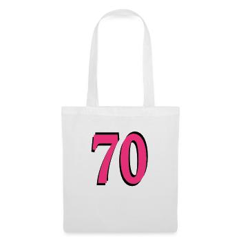 70th Birthday - Tote Bag - white - Front