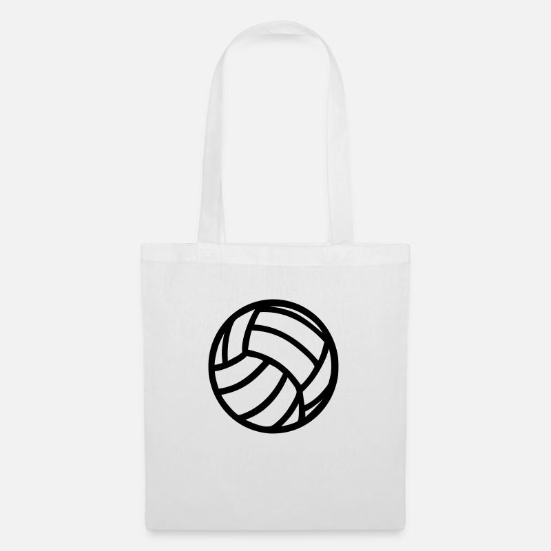 Volleyball - Stoffbeutel - Weiß