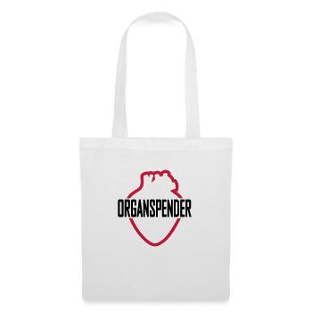 Organspender - Stoffbeutel - Weiß - Vorne