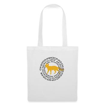 Que dit le Fox 2 - Sac en tissu - blanc - Devant