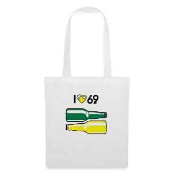 I love 69 - Tote Bag - white - Front