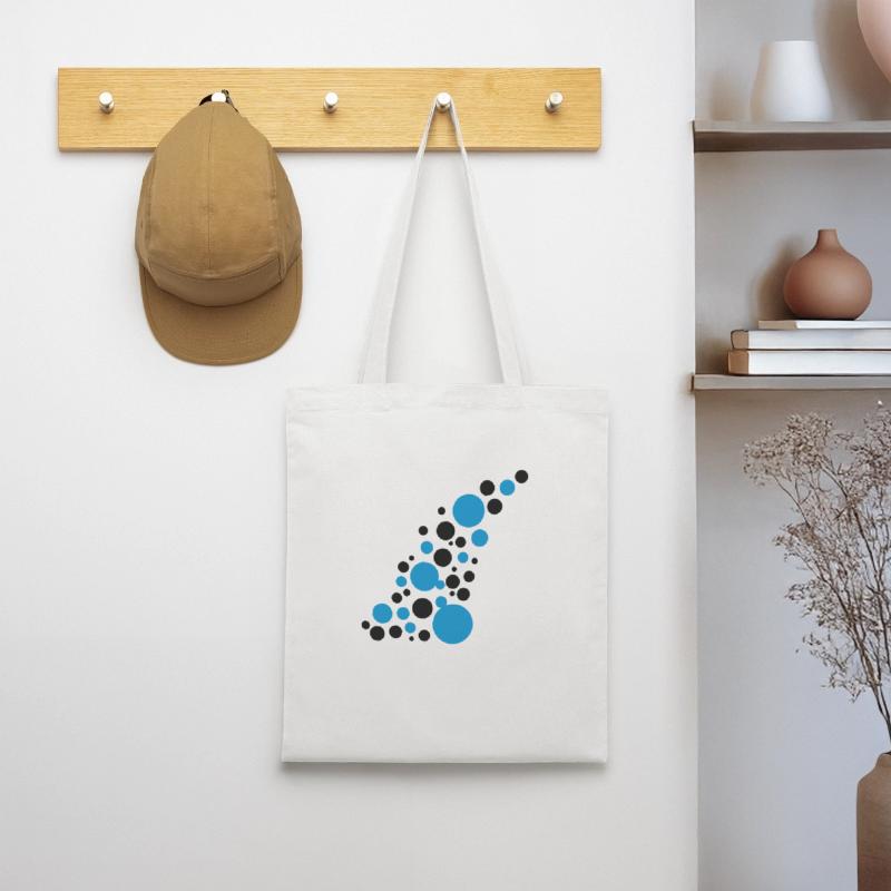 Points de Circle pattern design Sac en tissu