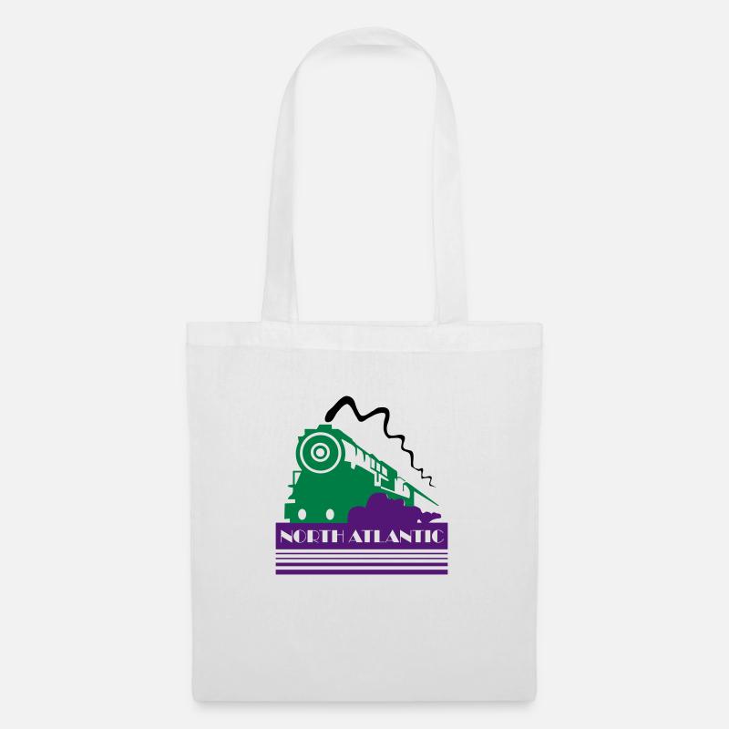 North Atlantic Art Deco Railway - Tote Bag - white