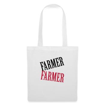 Farmer - Sac en tissu - blanc - Devant