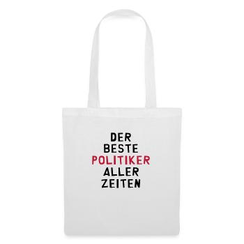 Politiker Politikerin Politik Bürgermeister Wahlen - Stoffbeutel - Weiß - Vorne