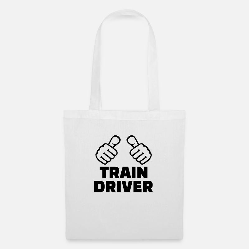 Train driver - Tote Bag - white