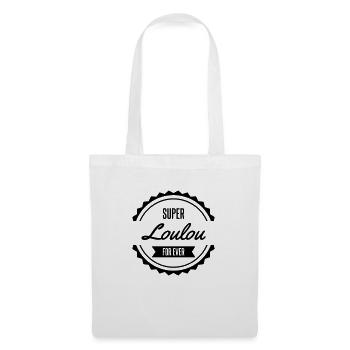 super loulou for ever - Sac en tissu - blanc - Devant