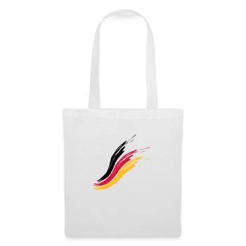 allemagne drapeau pays fier patrie allemand tri - Sac en tissu - blanc - Devant