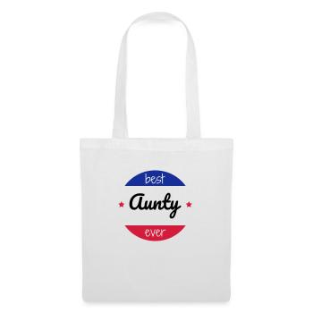 Oncle / Tante / Cousin / Cousine - Sac en tissu - blanc - Devant