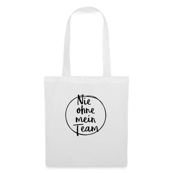 team nie ohne mein - Stoffbeutel - Weiß - Vorne
