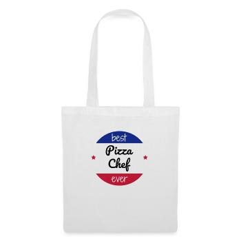 Pizza / pizzaiolo / Italien / Burger - Stoffbeutel - Weiß - Vorne