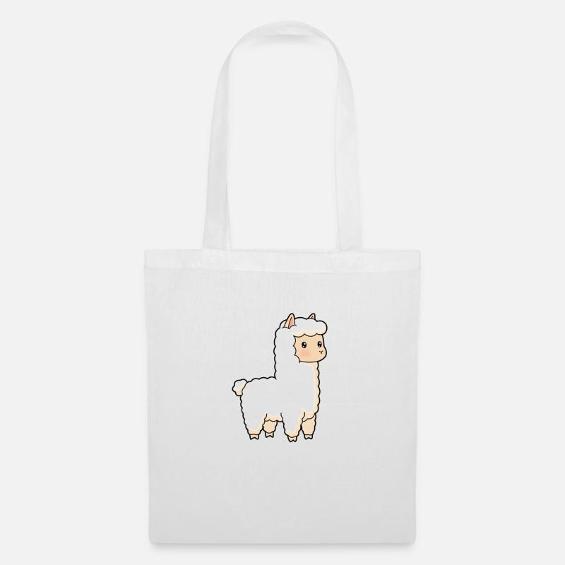 Llama lama alpaca - Stoffbeutel - Weiß