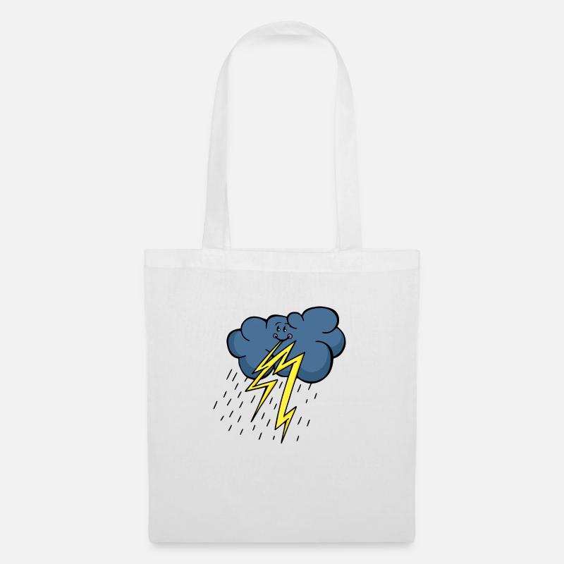 Thunderbolt - Tote Bag - white