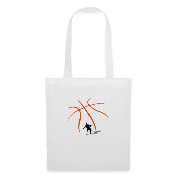 Basket-ball Basketball Basket - Sac en tissu - blanc - Devant