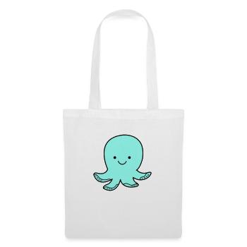 Sourire de poulpe - Sac en tissu - blanc - Devant