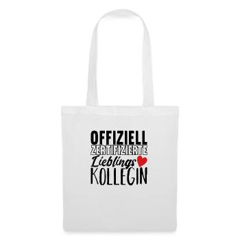 Abschiedsgeschenk Jobwechsel Kollege - Stoffbeutel - Weiß - Vorne