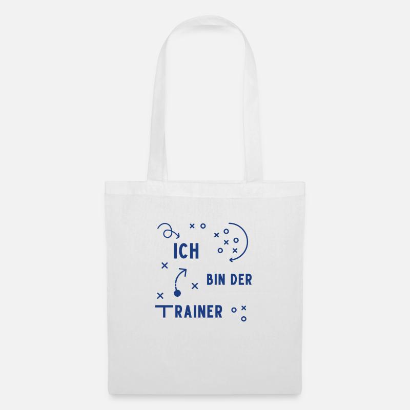 Ich bin der Trainer - Stoffbeutel - Weiß