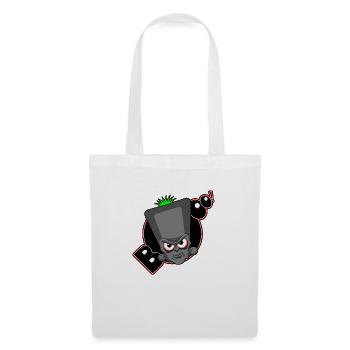 Halloween Booo! - grey monster - Tote Bag - white - Front