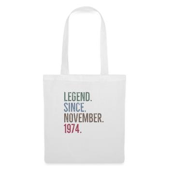 Légende depuis novembre 1974 - Sac en tissu - blanc - Devant