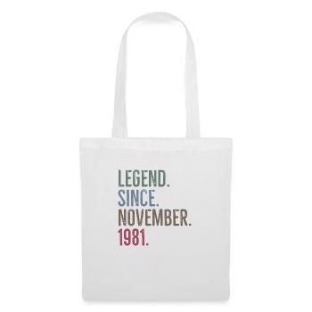 Légende depuis novembre 1981 - Sac en tissu - blanc - Devant
