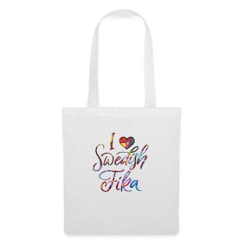 Suède Suède Viking Norden Scandinavie fika - Sac en tissu - blanc - Devant