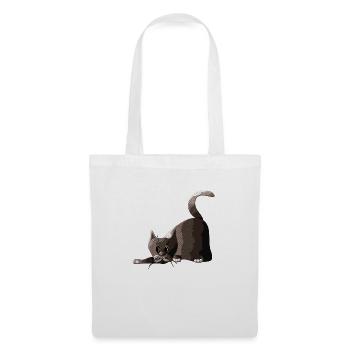 Cat - Tote Bag - white - Front