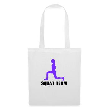 Woman Squat Team - Tote Bag - white - Front