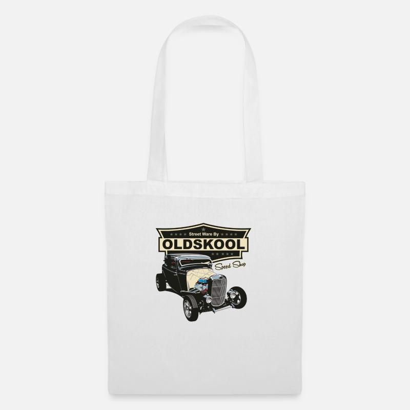 Hot Rod Deuce Coupé - Sac en tissu - blanc