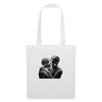 Totenkopf - Stoffbeutel - Weiß - Vorne