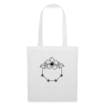 Hibiscus Boho Flower 2 - Tote Bag - white - Front