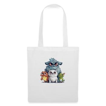 Les streums n°1 - Sac en tissu - blanc - Devant