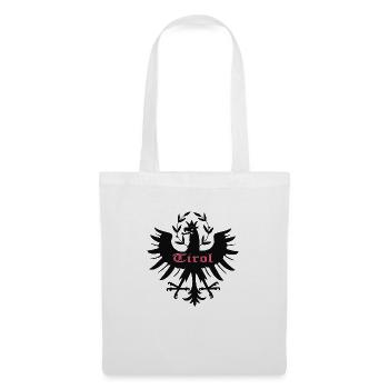 Tiroler Adler dem Land Tirol die Treue, Steinadler - Stoffbeutel - Weiß - Vorne